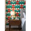 Floral Vintage Wallpaper Asian Geometric Mural