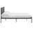 Salonis Upholstered Metal Slat Bed-1586036247