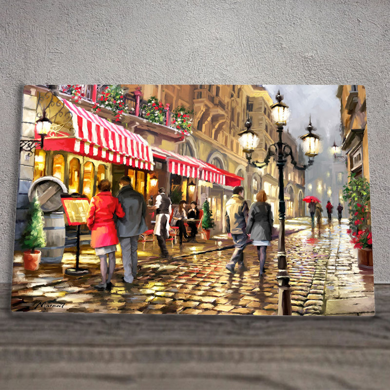 MACNEIL STUDIOS Traditional Cities & Countries Wall Decor on Ceramic