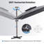 11' X 9' Double Top Cantilever Umbrella, Weighted Base Not Included-1498814660