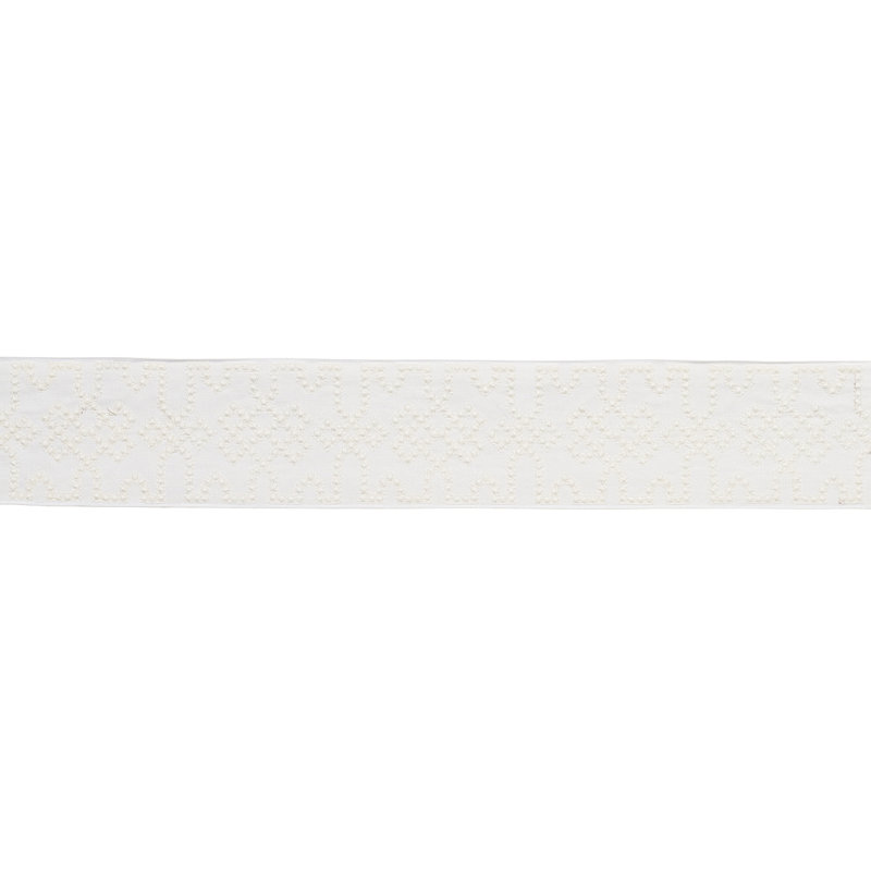 Ruban de treillis noué, Blanc