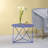 Epidia Blue Color Display & Utility Accent Table-912763223