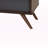 Jovi Dark Gray and Walnut TV Stand with Drop-Down Compartments, 70.75'' W X 13.67'' D X 18.23'' H