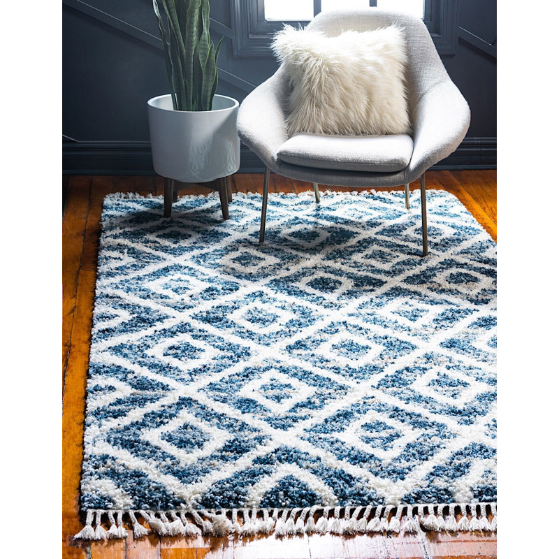 Tapis lagon oriental Cynithia, Rectangle 5 pi x 8 pi