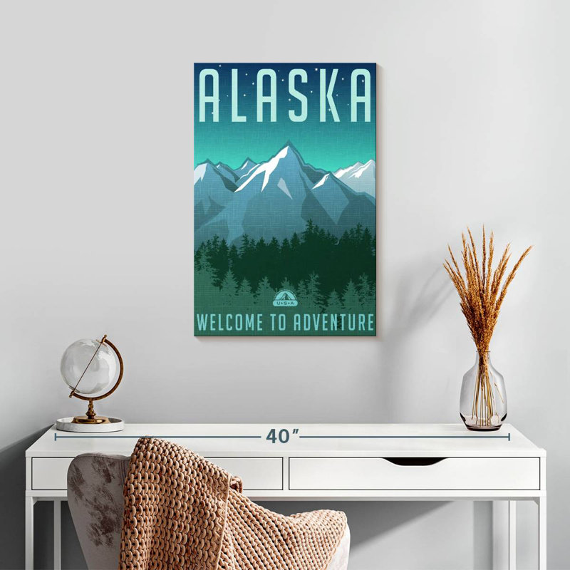 Aime Alaskan Adventure Welcome, H 24 po x l 16 po