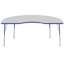 Table d'activité 48 "x 72" avec moulures en T et pieds réglables-39310977-99077991