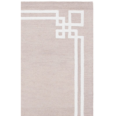 Laine touffetée à la main Martha Stewart; Tapis intérieur / extérieur en coton