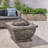 Light-Weight Concrete Wood Burning Square Fire Pit