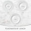 Ensemble de 4 napperons tressés blanc-931086466