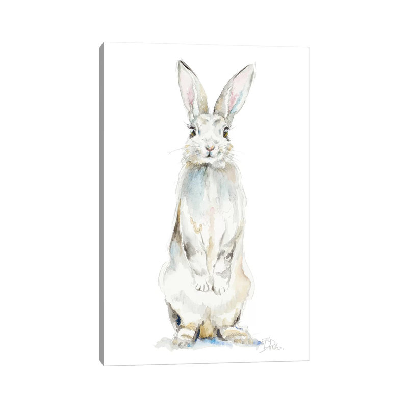 Cute Rabbit by Patricia Pinto - Wrapped Canvas Gallery-Wrapped Canvas Giclée, 30.48cm H x 20.32cm W