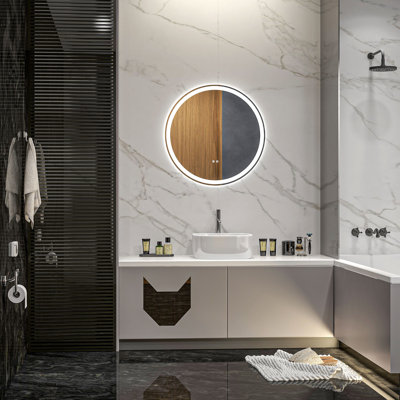Metal Round Wall Mirror