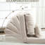 Lit escamotable et pliant de la chambre à coucher de la maison: Chambre réglable en lin beige