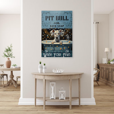 Pitbull Bath Soap - 1 Piece Rectangle Graphic Art " Pitbull Bath Soap "