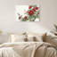 «Red Roses and Bees On Branches», art mural sur toile-1231225607