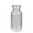 Fluted And Frilled Vases, Glass - Set/3  Sm: 3X3x3.05, Med: 2.25X5.25, Lrg: 3X3x6