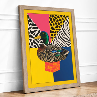 Collaged Duck Modern - Print