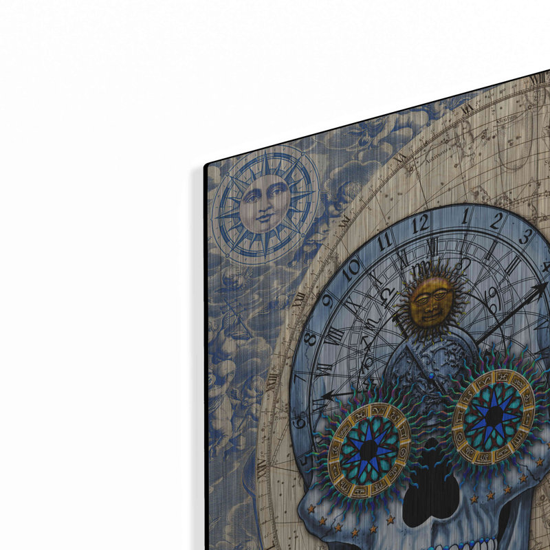 " Astrologiskull " by Fusion Idol Arts, 24" H x 16" W