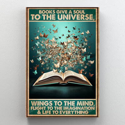 «Isahaq, livres, donner une âme à l’univers», impression sur toile