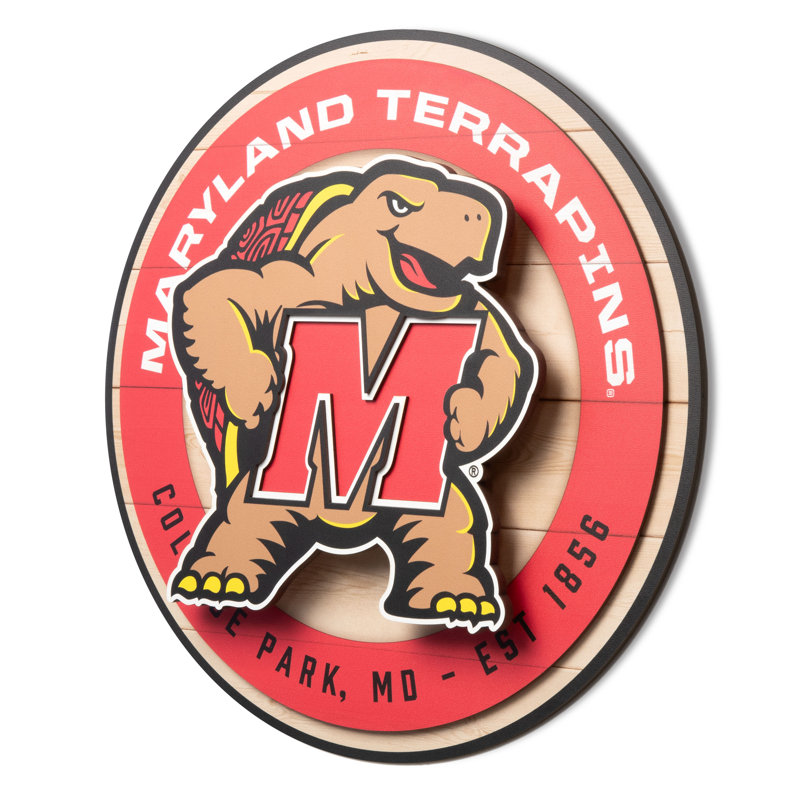 NCAA Maryland Terrapins 3DX Circle Wall Art