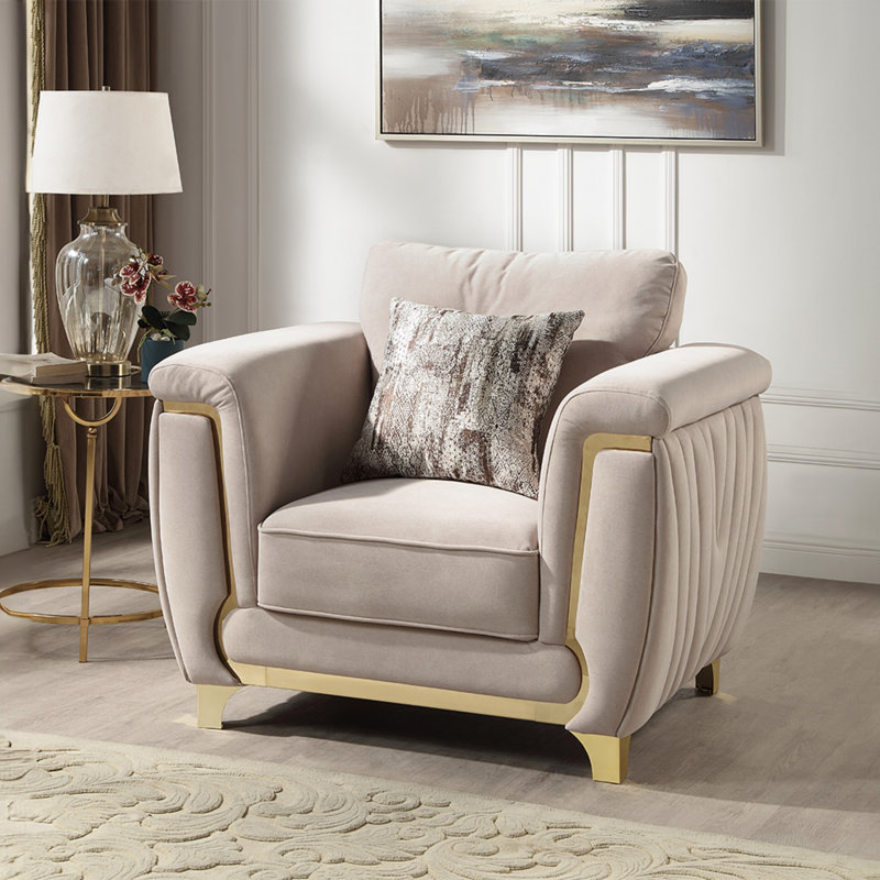 Chaise rembourrée Leena