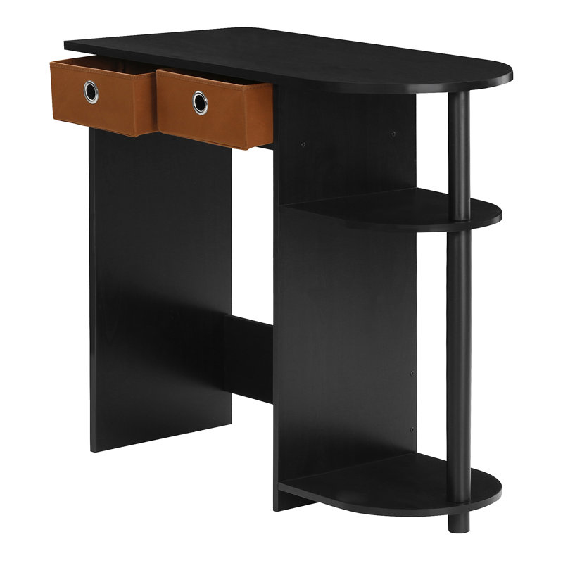 Julia Peninsula Home Laptop Notebook Computer Desk/Table, Espresso