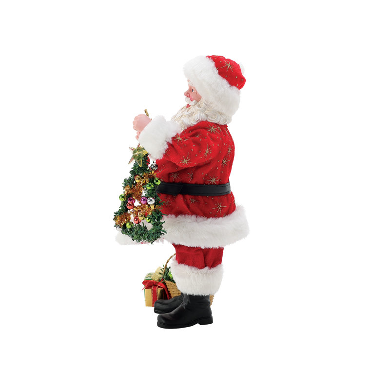 Christmas Traditions Holiday Accents Santa 10.5in