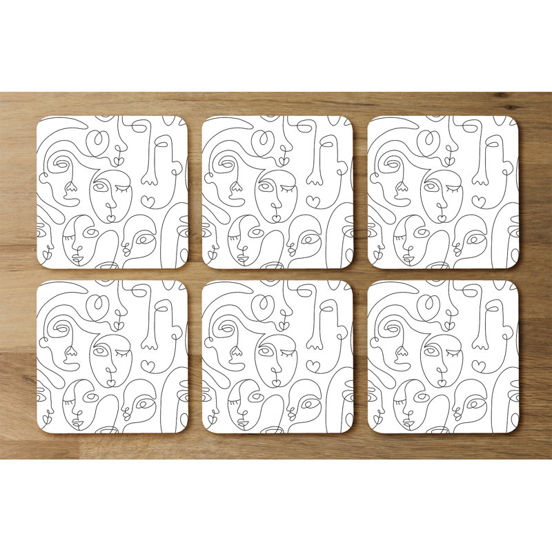 Dubhgan Square 6 Piece Coaster Set