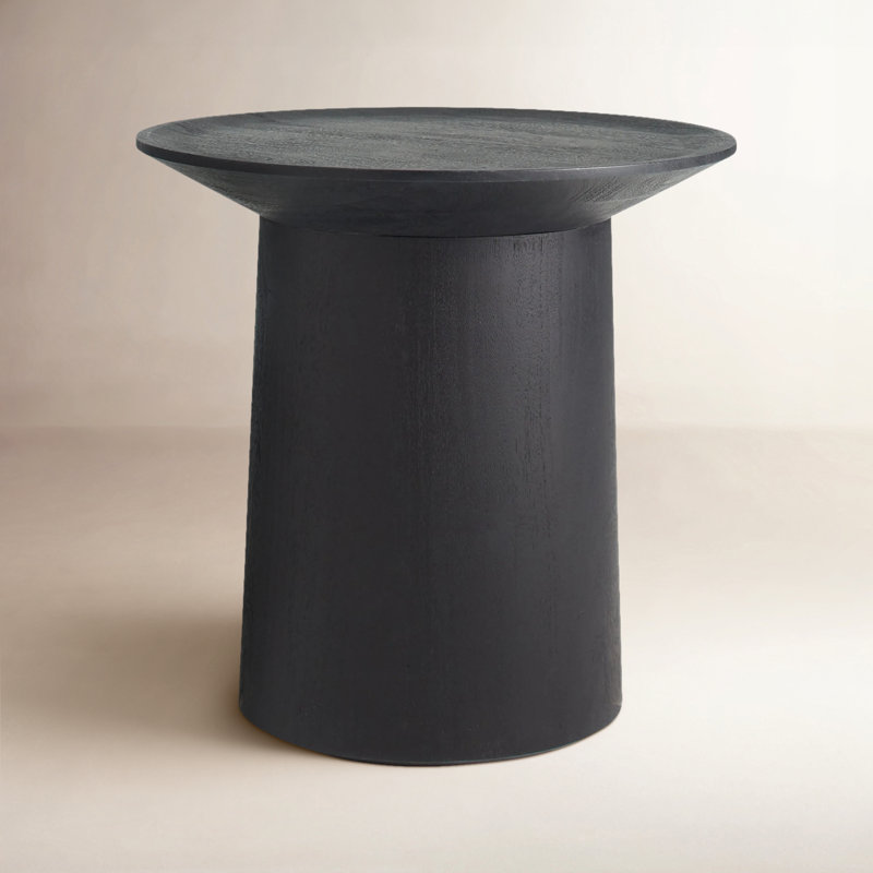 Coco Solid Wood Single End Table, 19" H x 20" W x 20" D