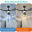 Ventilateur de plafond 42 po avec lumière-362289043
