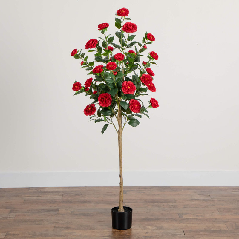6 pi Bougainvillée artificiel minimaliste, H 60 po x l 19 po x P 6 po