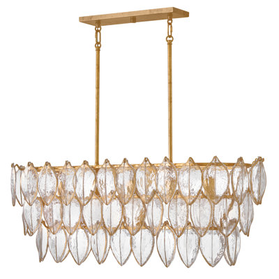 Fredrick Ramond Amira Medium Five-Light Linear Chandelier
