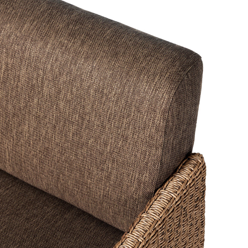Amur Outdoor Dining Armchair, Brown, Brown