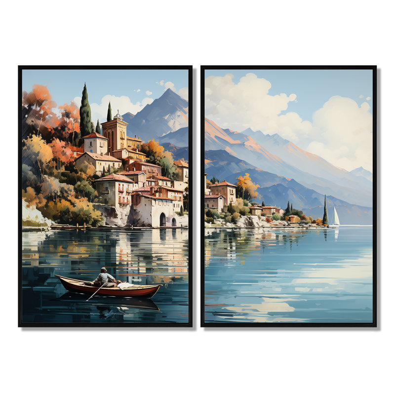 Nimmons - Art mural sur toile traditionnel, Black, 36" H x 48" W, Impression encadrée flottante