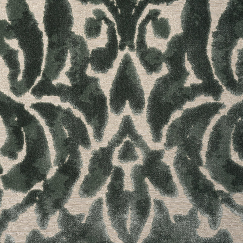 Sophia - Cut Velvet Upholstery Fabric By The Yard, Lagoon