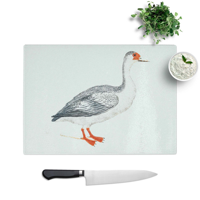 Glass Goose by Johan Teyler Chopping Board, 39 cm W x 28.5 cm L