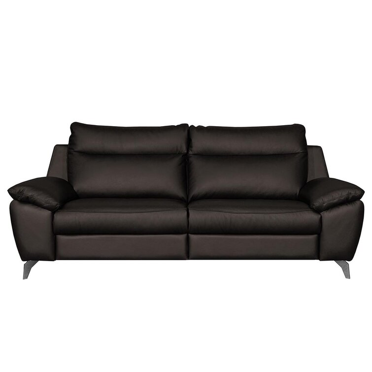 17 Stories Edem Leather Sofa | Wayfair.co.uk