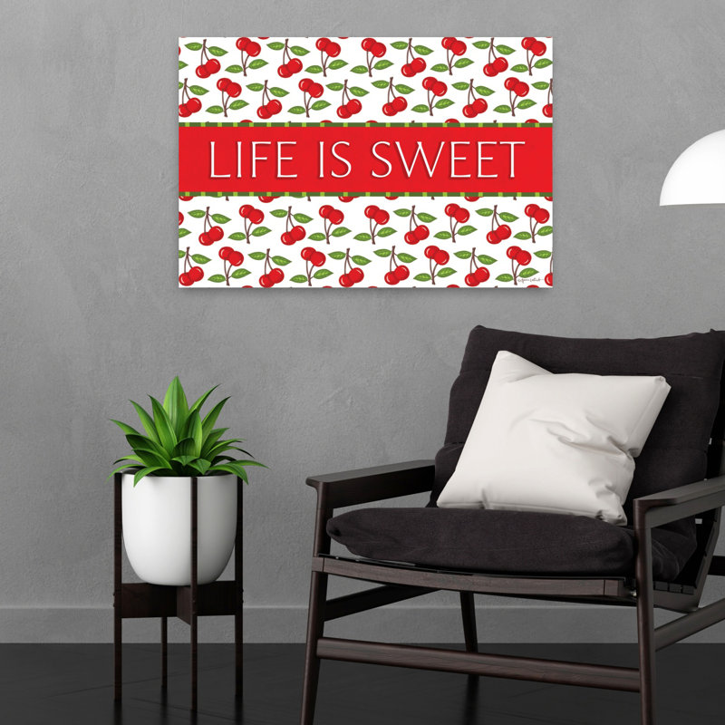 Life Is Sweet Cherries, H 16 po x l 24 po
