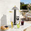 Distributeur de boissons à double chauffage de 13 litres (3,43 gallons), distributeur de boissons chaudes et froides en acier inoxydable, idéal pour les hôtels, les restaurants et les réceptions.