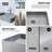 Tarragona Gothic Ashford Gothic 19" L x 14" W x 4" H Rectangular Concrete Vessel Bathroom Sink with 11" H Faucet
