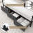 Artevious Upholstered Metal Canopy Storage Bed-234378577-234378580