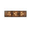 Luminaire suspendu linéaire à 9 lumières pour table de billard Old Forge