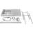 Commercial Restaurant Sink,stainless Steel Utility Sink Free-standing Kitchen Sink, With Pull-out Faucet(single Bowl)
