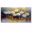 Harmonie de pissenlit doré - art mural pissenlit - décoration murale traditionnelle-12604982-12604979