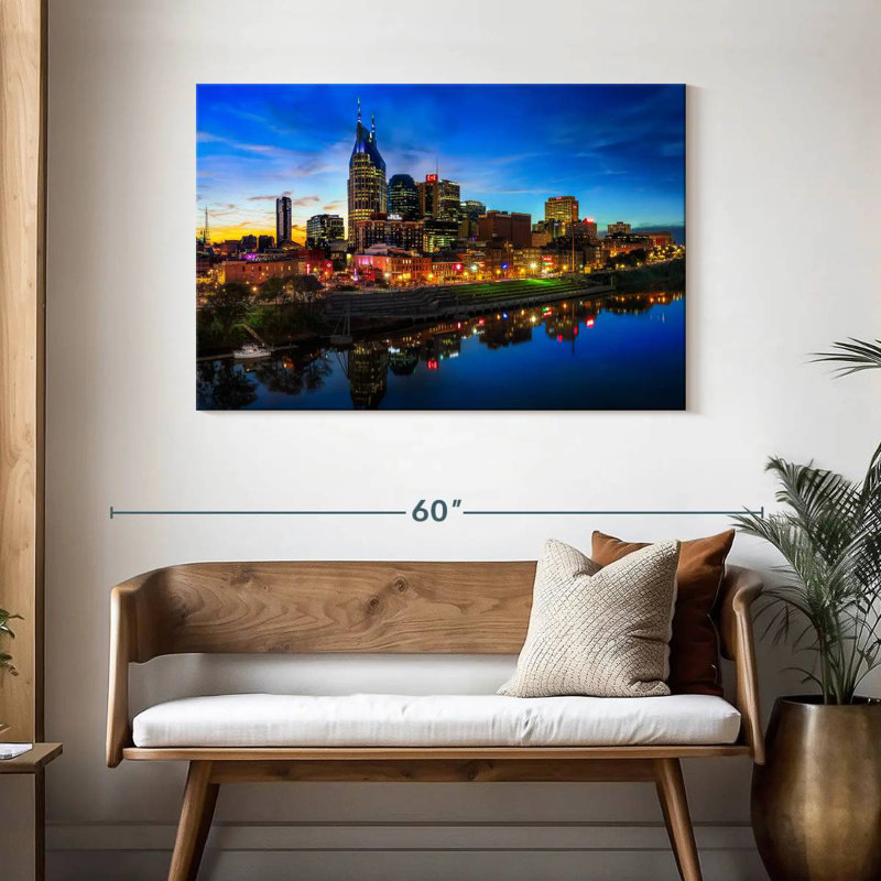 Paysage urbain Sirci Nashville, H 30 po x l 45 po