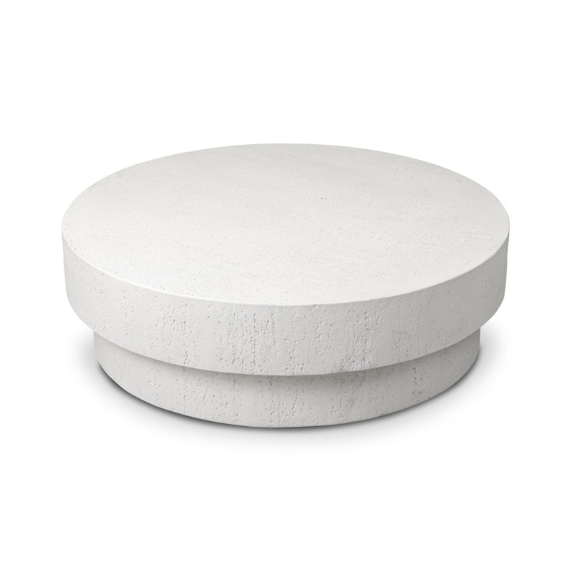 Kesia Outdoor Round Coffee Table, 15" H x 48" W x 48" D