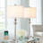 Augrave 28" Modern Polished Nickel Metal Table Lamp with USB Port and Empire Shade-1690626282