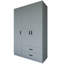 Berend 3 Door Manufactured Wood Wardrobe-2137518431