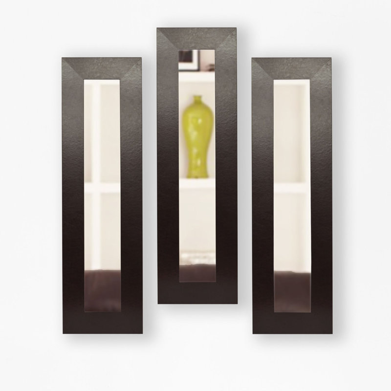 Ensemble de 3 miroirs transitionnels Hobson, H 22 po x l 10 po