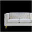 Canapé 3 places + canapé 2 places. VELOUR BEIGE