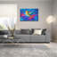 Art mural en verre rouge «Hummingbird Colorful» par Lindsay Kivi par Red Barrel Studio®-235831771